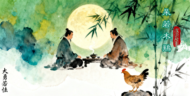 呆若木鸡