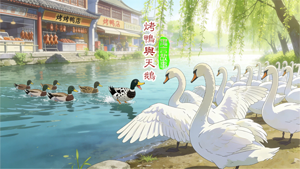 【寓言故事】烤鸭与天鹅